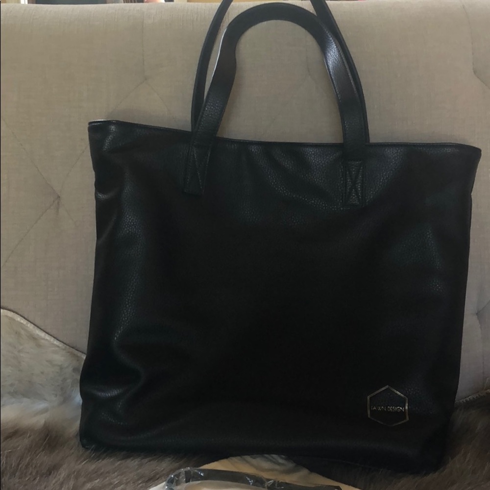 Fawn Design diaper tote bag black